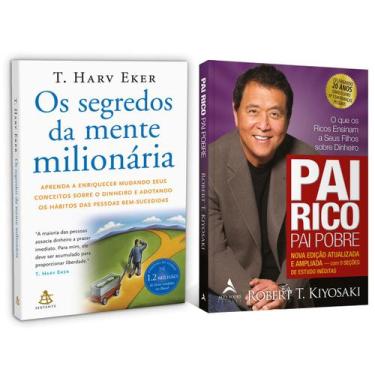 Imagem de Os segredos da mente milionária - T. Harv Eker + Pai Rico, Pai Pobre- 