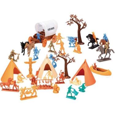 Imagem de Miniatura Colecionável Acampamento APACHE/COWBOYS - Gulliver