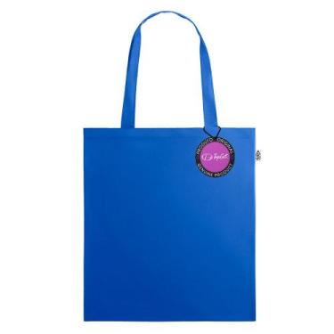 Imagem de Sacola Ecobag em rPet 38x42cm Jerez TopGet, Azul royal