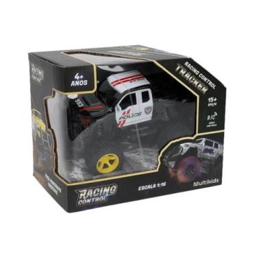 Imagem de Carrinho Controle Remoto Racing Control Tracker Multilaser, Preto
