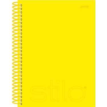 Imagem de Jandaia - Caderno Espiral 151x210mm Capa Cristal Flexível 80Fls Stilo - Amarelo Neon