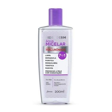Imagem de Água Micelar Hialurônico 7 Em 1 Hidraderm 200ml - Farmax