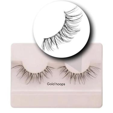 Imagem de Cílios Postiços Kiss New York The New Natural Gold Hoops NNS03B