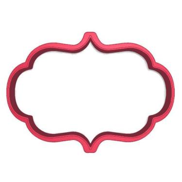 Imagem de Cortador Moldura Placa Clássico Vintage Base Elegante - DOCE IMPRESSO,