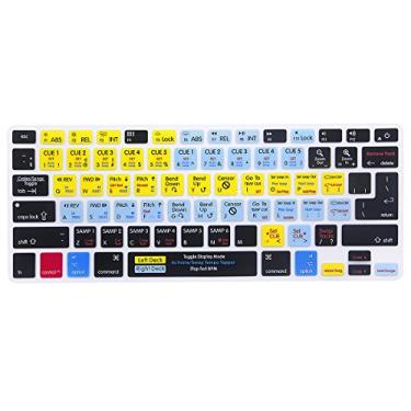 Imagem de WYGCH Capa de silicone para teclado Serato Scratch Live Shortcuts para MacBook Pro 33.0 cm 38.1 cm 43.2 cm (com ou sem tela retina) para iMac e Air 13 polegadas, versão americana e europeia