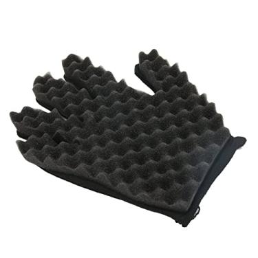Imagem de Esponja de Ondulação de Cabelo, Palma Adequada para Economizar Tempo, Luva Portátil de Esponja de Cabelo para Barbeiro para Salão de Beleza