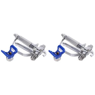 Imagem de Pistola de Pintura de Alta Pressão, Aço Inoxidável, Pistola de Pintura Sem Ar, Máquina Pulverizadora de Revestimento de Carroceria Com Ponta de Spray e Proteção para Decoração de