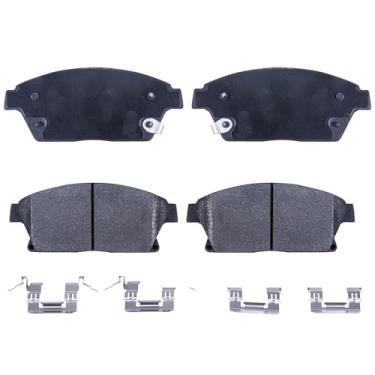 Imagem de EXPPOWER Brakes Conjunto de pastilhas de freio dianteiras de substituição de cerâmica premium para Buick para Encore/para Verano, para Cadillac para ATS 2014-2018, para Chevy para Cruze/Para