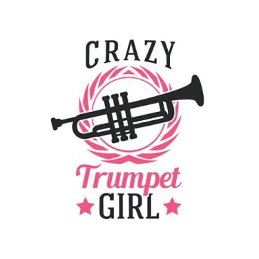 Imagem de Trompetist Tagesplaner: Crazy Trumpet Girl Trompete Orchester Trompetist/Kalender 2022 / Wochenplaner Tagesplaner Planer/Planungsbuch To-Do-Liste / 6x9 Zoll / 100 ausfüllbare Seiten