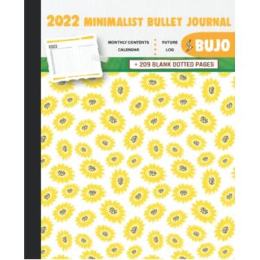 Imagem de 2022 Minimalist Bullet Journal/BUJO with Beautiful Yellow Painting Design for Teens Cover: Basic Bujo | Classic Bullet Journal Help You Organize ... And Dotted Pages | 240 Pages | 7.5 * 9.25
