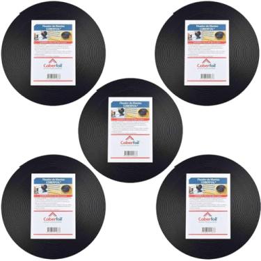 Imagem de Jogo 5 Fixador de Manta Térmica para Telhado com Rolo 20m x 24mm Flexível Resistente Facil Aplicação Longa Durabilidade Proteção Conforto