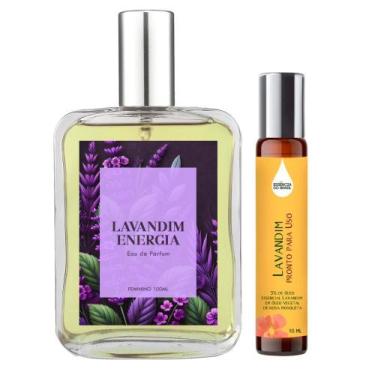Imagem de Perfume Lavandim Energia Mulher 100ml + Óleo Essencial 10ml - Essência