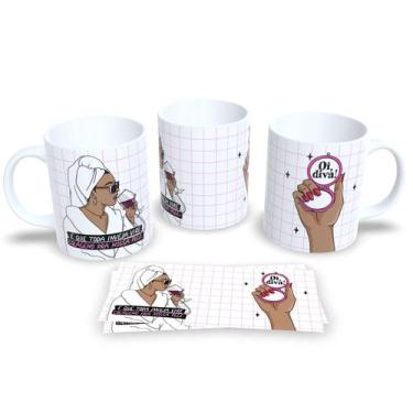 Imagem de Canecas de Porcelna Personalizadas dia Internacional da Mulher 8 de Ma