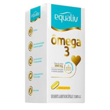 Imagem de Ômega 3 Óleo De Peixe 1000mg 180 Cápsulas S/sabor - Equaliv - Althaia