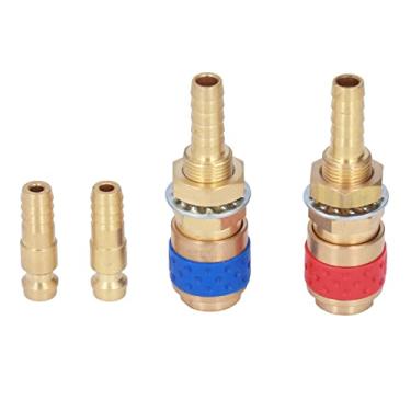 Imagem de M8 Conector Rápido de Soldagem de Latão, Mangueira de Adaptador de Gás Resfriado a água para Tig Mig Com Recursos Simples, Mas Práticos para Instalação Conveniente e Conexão