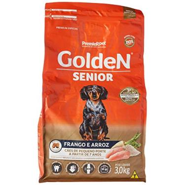 Imagem de Premier Pet Ração Golden Fórmula Mini Bits Senior Para Cães Adultos De Pequeno Porte Sabor Frango E Arroz 3Kg Para Todas Pequeno Idosos