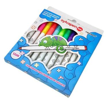 Imagem de Caneta Hidrocor com Cheirinho 12 Unidades Sylvapen NEWPEN