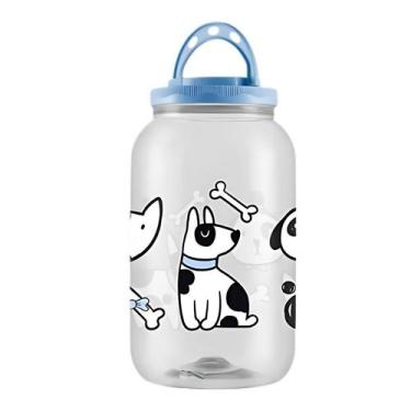 Imagem de Pote Porta Ração Comedouro Cachorro Gato 3,6lt com Alça - Bandeirante,