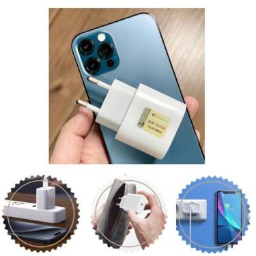 Imagem de Fonte Carregador Compatível iPhone X 11 12 13 14 15 16 Usb C Turbo 20w