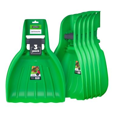 Imagem de Superio Coletor de Folhas, Pás de Folhas, Ancinho de Mão para Colhedor de Folhas, Ferramentas Manuais de Jardinagem Superiores, Ancinho de Jardim para Limpeza de Gramados, 3 Pares de Pás de Folhas, Pe