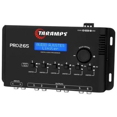 Imagem de Processador De Audio Taramps Pro 2.6s Crossover Equalizador Limiter Au