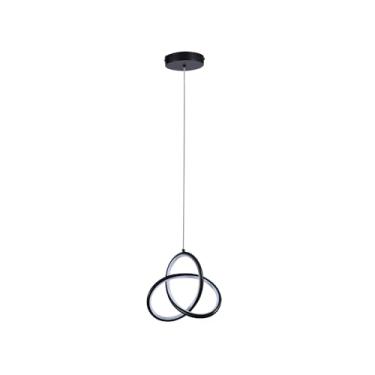 Imagem de PENDENTE LED CATAR 15W 3000K PRETO