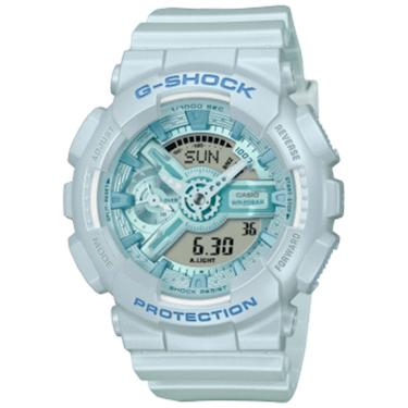 Imagem de Relógio CASIO G-SHOK feminino analógico GMA-S110ST-2ADR