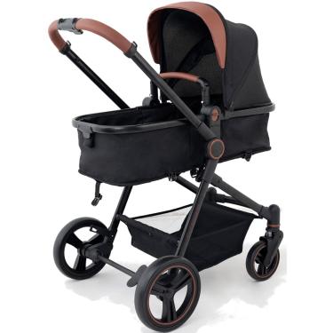 Imagem de Carrinho de Bebe Galzerano Ivy Berço Passeio Moises Black