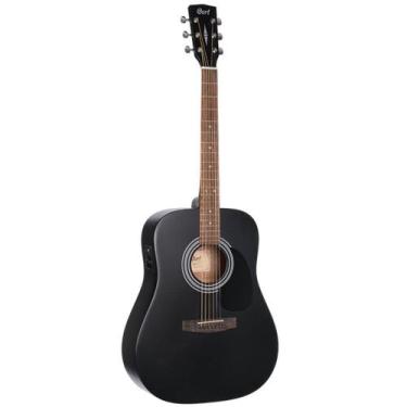 Imagem de Violao cort dreadnought eletroacustico ad810e black satin