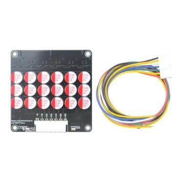 Imagem de LVNOON 5,5A 3S para 21S 4S 5S 6S 7S 8S 9S 10S 12S 14S 16S 17S 20S 21S Smart Active Balancer Active Equalizer Balancer para bateria de íons de lítio NCM Lifepo4 LFP LTO Capacitor de energia (4S-6S)