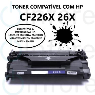 Imagem de Toner p/ M426 M402 M426FDW M426DW M402DN Cf226x 26x 226x Compatível