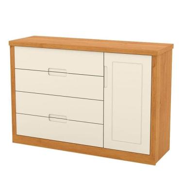 Imagem de Cômoda Infantil Tutto New Freijó Off White - Matic