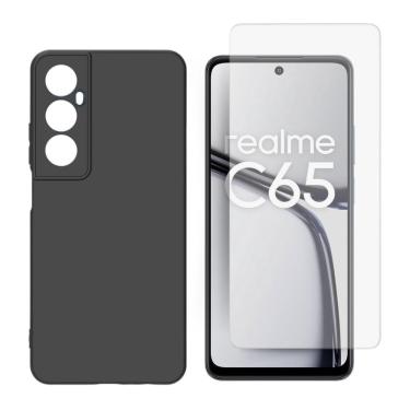 Imagem de Capa Aveludada + Película De Hidrogel Compatível Realme C65