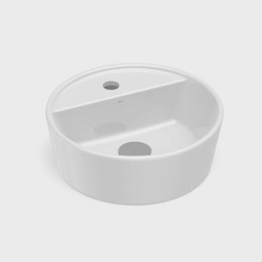 Imagem de Kit 3 Cubas de Apoio 370 com Mesa Optica Cr37 Roca Branco