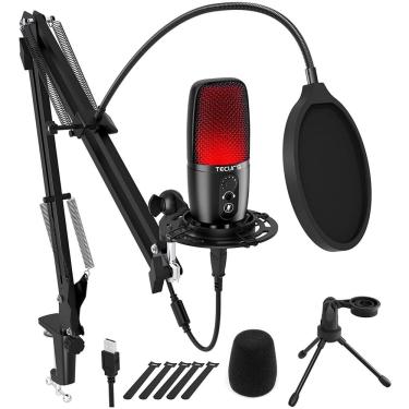 Imagem de Microfone USB tecurs MR02 Condensador para pc Podcast Gaming