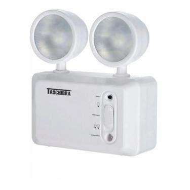 Imagem de Bloco Autônomo Led Emergência 2 Farol 250Lm Bivolt Taschibra
