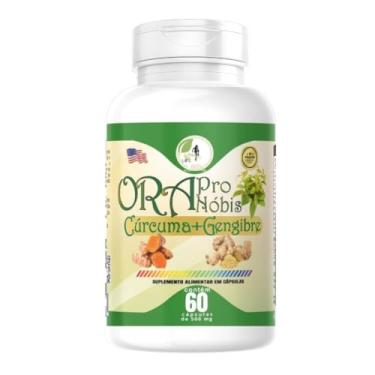Imagem de Ora Pro Nobis Cúrcuma + Gengibre, 60 Cápsulas, 500mg, Suplemento Alimentar