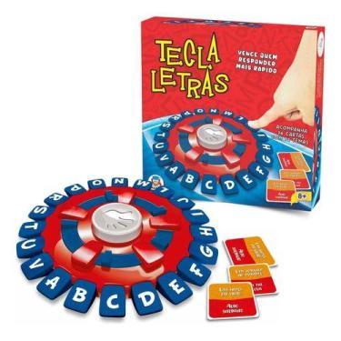 Imagem de Jogo De Tabuleiro Tecla Letras Trava Letras Tapa Palavras - braskit