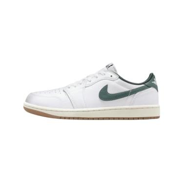 Imagem de Tênis feminino Air Jordan 1 Low OG Preto/Verde Gorge (CZ0775-133, branco/vela/verde oxidado), Branco/vela/verde oxidado, 36