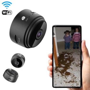 Imagem de Camera Espiã Sem Fio Com Som Visão Noturna Escuta Al45654 - WCAN