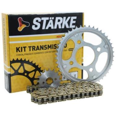 Imagem de Kit Transmissão Relação Moto Cg Titan 150 Fan 150 C/Retentor