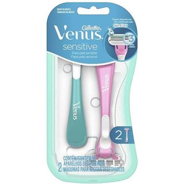 Imagem de Aparelho De Depilacao Gillette Venus Sensitive com 2 unidades - Gillet