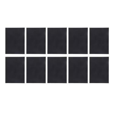 Imagem de Mavaol Papel de teste de dupla face, 10 folhas, papel preto para gravação, marcação, corte e calibração, compatível com máquinas 2W 500W