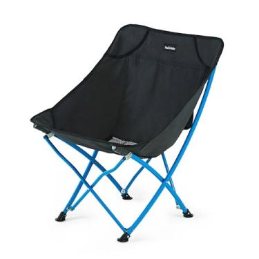 Imagem de Naturehike Cadeira de acampamento leve, preta