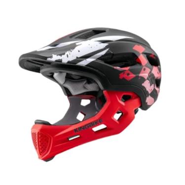 Imagem de YIJU Capacete de bicicleta infantil para meninos e meninas, portátil, à prova de choque, com ventilação, capacete de bicicleta para skate, Vermelho