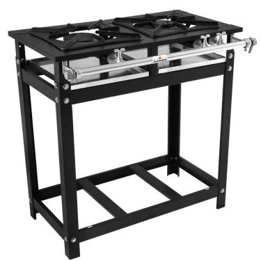 Imagem de Fogão Super 40 Kenok 2 Bocas 1 Simples Baixa Pressão Fbsu2b.131