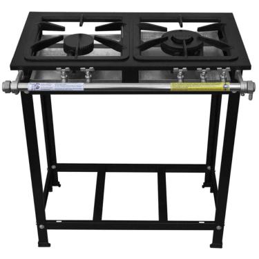 Imagem de Fogão Serv Kenok 2 Bocas 1 Simples Baixa Pressão Fbse2b.803