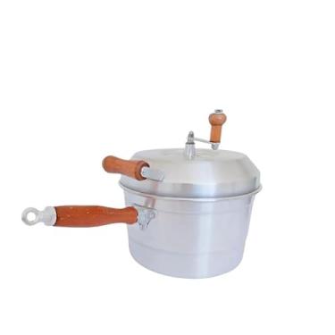 Imagem de Panela Pipoqueira AlumíNio 5 Litros Profissional Pipoca Sal/Doce