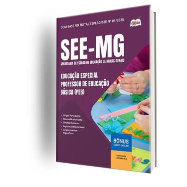 Imagem de Apostila SEE-MG - Educação Especial - Professor de Educação Básica (PE