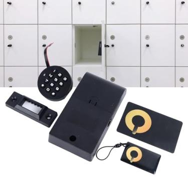 Imagem de Sonew Fechadura de Gabinete Eletrônico, Fechadura de Gaveta Inteligente Digital de 2 Vias Com Teclado Sensível Ao Toque e Design Rfid, Fechadura Oculta para Cozinha, Quarto,